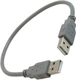 USB-A M USB-A M 0.3m (SZC), Кабель компьютерный USB соединительный USB-A(m)-USB-A(m), 0.3 м