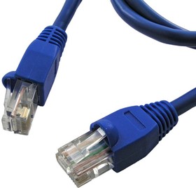 Патчкорд RJ45 1m синий
