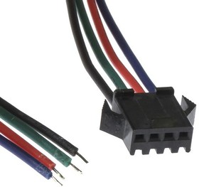 SM connector 4P*150mm 22AWG Female, Межплатный кабель питания (розетка) SM-коннектор, 4Pх150 мм, 22AWG, с шагом 2,5 мм