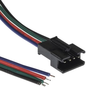 SM connector 4P*150mm 22AWG Male, Межплатный кабель питания (вилка) SM-коннектор, 4Pх150 мм, 22AWG, с шагом 2,5 мм
