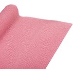 Бумага гофрированная/креповая, 110 г/м2, 50х250 см, ярко-розовая, в рулоне ...