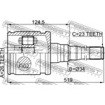 0111-MCX20RH, Шрус внутренний правый 26x28x23