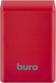 Фото 1/10 Внешний аккумулятор (Power Bank) Buro BP05B, 5000мAч, красный [bp05b10prd]