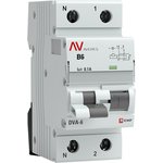 Дифференциальный автомат DVA-6 1P+N 6А 100мА 6кА AVERES SQrcbo6-1pn-6B-100-ac-av
