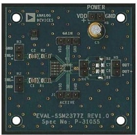 EVAL-SSM2377Z, Audio IC Development Tools Filterless, High Efficiency, Mono 2.5 W Class-D Audio Amplifier