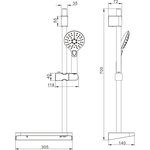 Душевой гарнитур R109