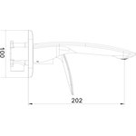 Встроенный смеситель для раковины R1141