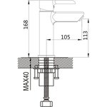 Смеситель для раковины с гигиеническим душем S6071F