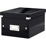 60430095, Black 1 Compartment A5 Archive Box, H160mm x W220mm x D282mm