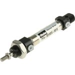 P1A-S010DS-0015, Pneumatic Piston Rod Cylinder - 10mm Bore, 15mm Stroke ...