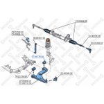 77-00779-SX, 77-00779-SX_сайлентблок рычага задний!\ Opel Astra G/Zafira all 98-05