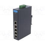 EKI-2725I-CE, Промышленный модуль switch Ethernet, неуправляемый, 12-48ВDC