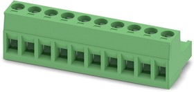 Фото 1/2 1757093, 250V 12A 10 1 5.08mm Green Plug P=5.08mm Pluggable System Terminal Block