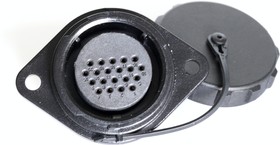 Circular Connector, 20 Contacts, Panel Mount, Socket, Female, IP67