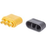 MR60-M.G.Y, Разъем питания штекер на кабель 3pin 40A