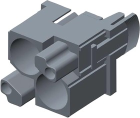 T2111027201-007, Разъем для тяжелых условий, HMN Series, Insert, 2 Contacts, Гнездо
