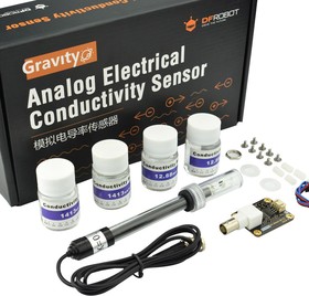 Фото 1/3 DFR0300, Development Kit, Analog Electrical Conductivity Meter, K=1, Arduino, Gravity Series