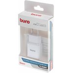 Сетевое зарядное устройство Buro TJ-248W, USB-A, 15Вт, 2.4A, белый