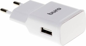 Фото 1/6 Сетевое зарядное устройство Buro TJ-248W, USB-A, 15Вт, 2.4A, белый