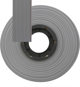 Фото 1/2 RC-14 / FRC-14, Кабель ленточный 14-проводный шаг 1.27 мм сечение жила CU изоляция PVC цвет серый