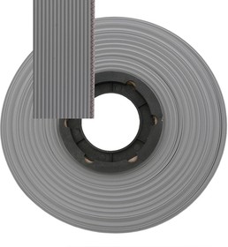 Фото 1/2 RC-16 / FRC-16, Кабель ленточный 16-проводный шаг 1.27 мм сечение жила CU изоляция PVC цвет серый