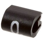 EC0178-000, 05811000, маркер "0" для кабеля 2-3,2мм черный