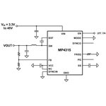 MP4315GRE-P, Switching Voltage Regulators 45V, 5A, Low Iq Synchronous ...