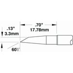 SMTC-1147, SMTC 3.3 mm Hoof Soldering Iron Tip for use with MX-H1AV, MX-H7SF ...