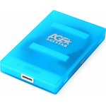 Внешний корпус USB 3.0 2.5" SATAIII HDD/SSD, USB 3.0, пластик, синий ...