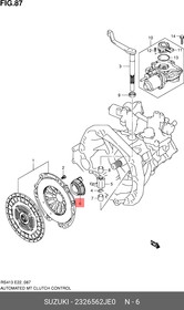 2326562JE0, Подшипник выжимной Свифт: 23265-62JE0