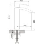 Смеситель для раковины R1511H