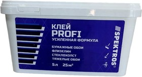 Готовый клей для флизелина, стеклохолста и тяжелых обоев Profi (5 л) 56085