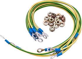 Набор кабелей заземления (30см - 6 шт, 40см- 2шт, гайка с фланцем - 16 шт) GrW