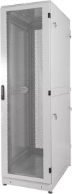 Шкаф ЦМО Шкаф серверный напольный 48U (600х1000) дверь перфорированная, задние двойные перфорированные