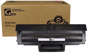 Заправочный комплект GP-W1106A для принтеров HP Laser 107/MFP135/137 (тонер 40гр + чип 1000 копий + воронка) GalaPrint