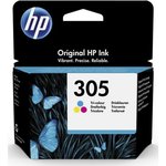 Картридж струйный HP 305 3YM60AE многоцветный (100стр.) (2мл) для HP DJ ...