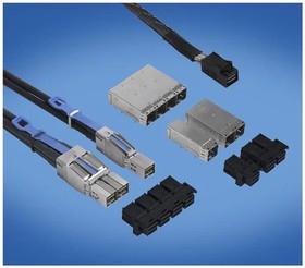 10117949-4050LF, Computer Cables MINI-SASHD TO MSASHD EXT CBLE ASSY,5M