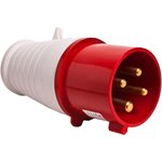ps-014-16-380 , Plug of the electric cable. 16A 3P+E 380V IP44 (014)