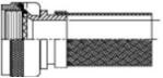 319AS001M1609-6, 180° 16 Shell Size Electroless Nickel Rotatable