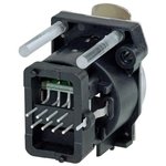 NE8FBV-C5-LED1, Модульный разъем, RJ45 Jack, 1 x 1 (Порт), 8P8C, Cat5e ...