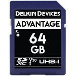 Карта памяти Delkin Devices Advantage SDHC 64GB 633X UHS-I Class 10 V30 ...