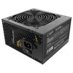 Блок питания CBR ATX 600W 80+ Bronze, DC-DC, APFC, 0.6mm, 24pin, 1*8-pin(4+4P), 2*6+2pin, 6*SATA, 4*IDE, 12cm fan, 1.5м кабель питания, черн