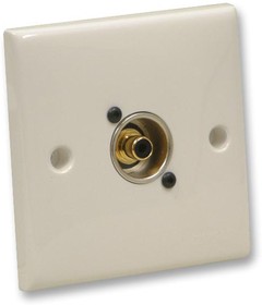 F267ZF, AV Wallplate with 1x Phono NF2D-0 Female Connector