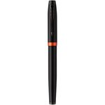 Ручка роллер Parker IM Vibrant Rings T315 (CW2172945) Flame Orange PVD F черн ...