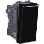 4402101, Avanti Выключатель ''Черный квадрат'', 16A, 1 модульный