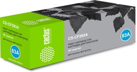 Фото 1/10 Картридж лазерный Cactus CS-CF283A CF283A черный (1500стр.) для HP LJ Pro M125nw/M127fw