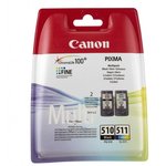 Картридж струйный Canon PG-510/CL-511 2970B010 многоцветный/черный набор для ...