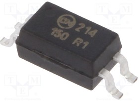 FODM214, Оптрон, SMD, Ch: 1, OUT: транзисторный, Uизол: 3,75кВ, Uce: 80В