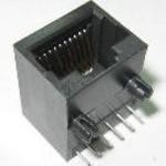 54602-910LF, Modular Jack, Input Output Connectors, Cat 3 Single Modular Jack, Horizontal, Board Through Mount, 10P10C, 1 Port