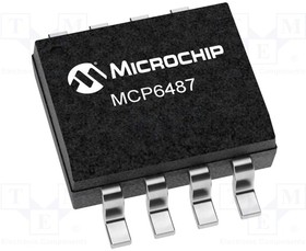 Фото 1/2 MCP6487-E/MS, IC: operational amplifier; 10MHz; 1.8?5.5V; Ch: 2; MSOP8